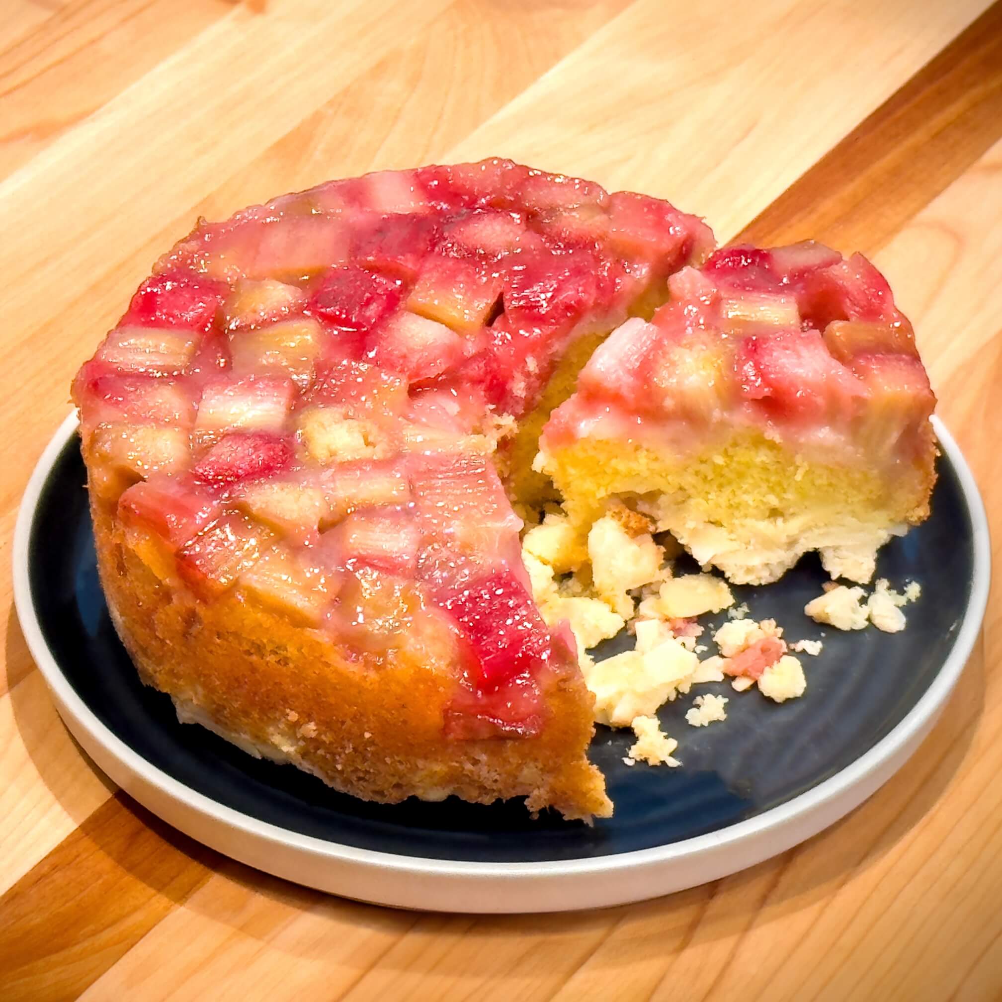 Rhubarb Upside Down Cake